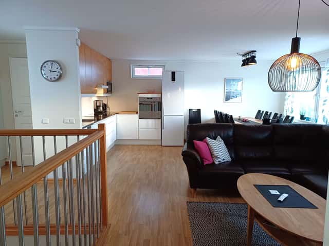 Duplex ski apartment in VM8, 200 m from lifts, with private sauna and south-facing balcony