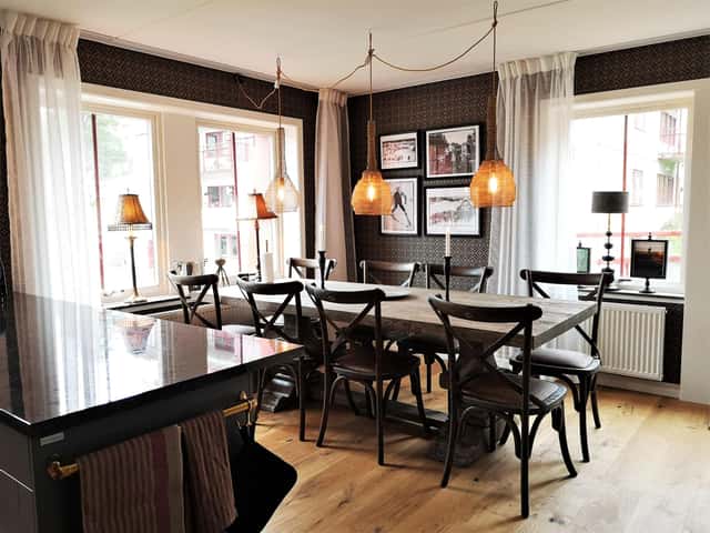 Two-level apartment near VM8 ski lift in Åre, Sweden with sauna and fireplace