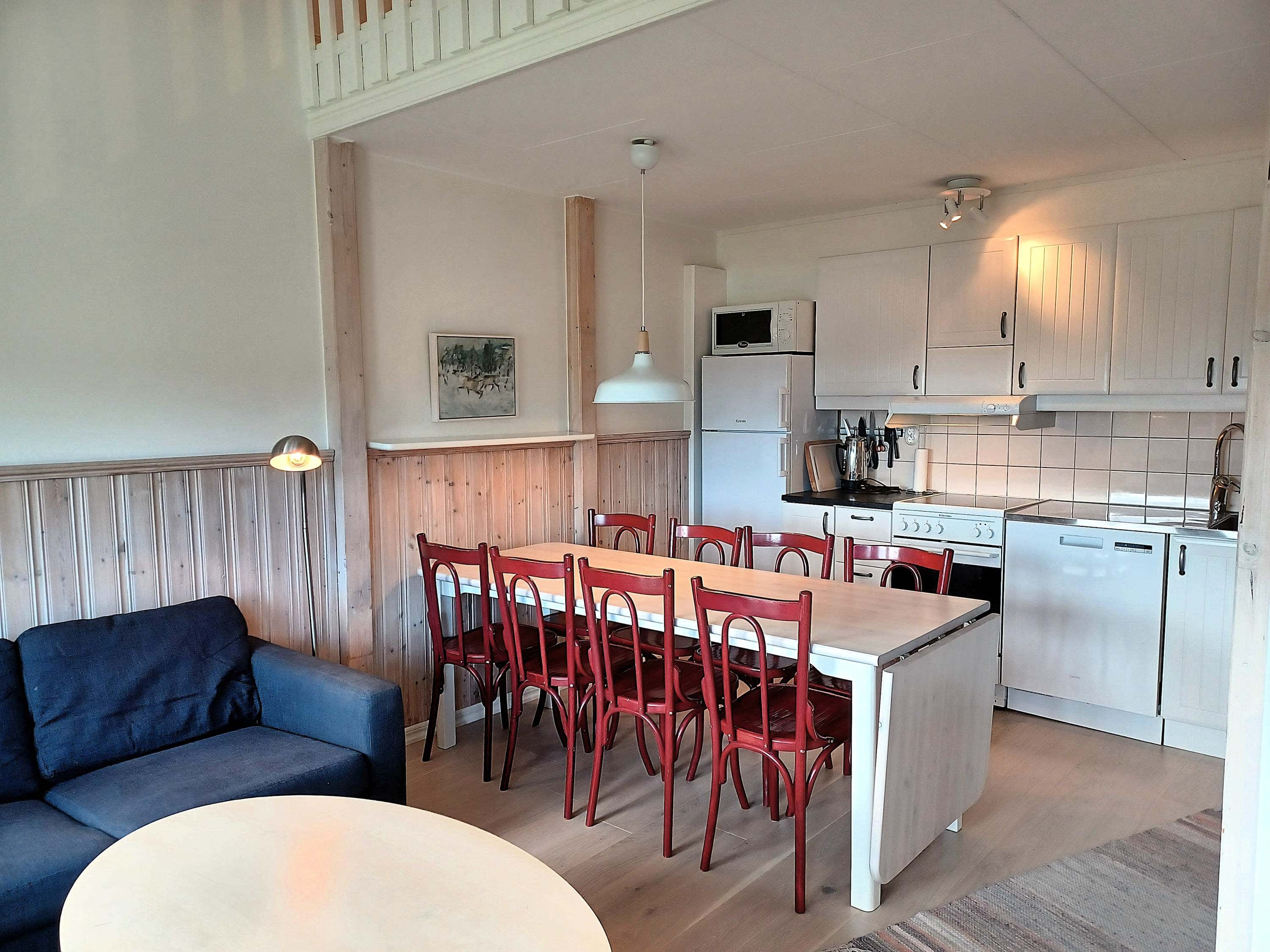 Ski accommodation in Björnen with sauna, three bathrooms, drying cabinet and ski storage