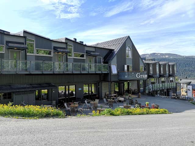 Two-level apartment in Åre near the ski slopes, Bergbanan and Åre Square, with private sauna