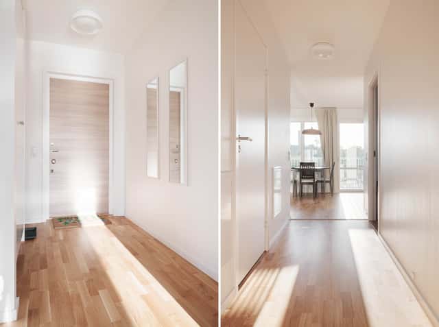 Master bedroom in a bright apartment in Huvudsta, Stockholm