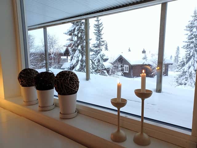Spacious apartment in Björnen Örnen with private sauna, ski storage and parking with engine heaters