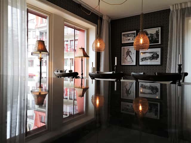 Two-level apartment near VM8 ski lift in Åre, Sweden with sauna and fireplace
