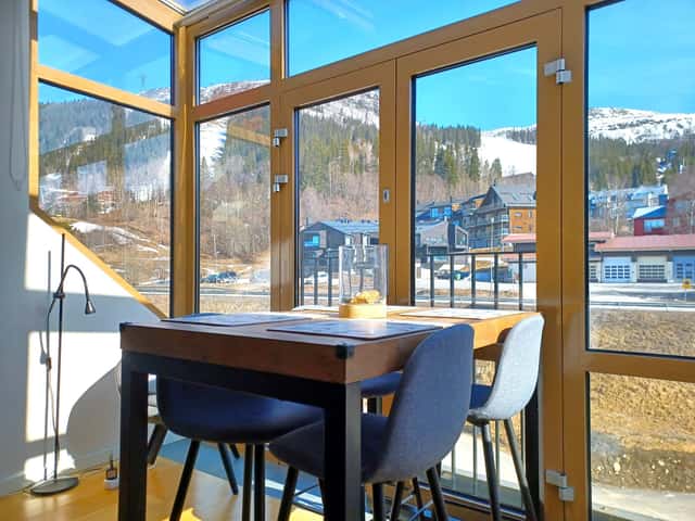 Central apartment in Åre near the village square and Bergbanan, close to ski area with parking and ski storage