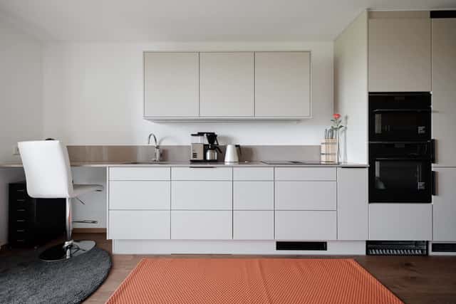Scandinavian studio apartment with private balcony on Kungsholmen, Stockholm