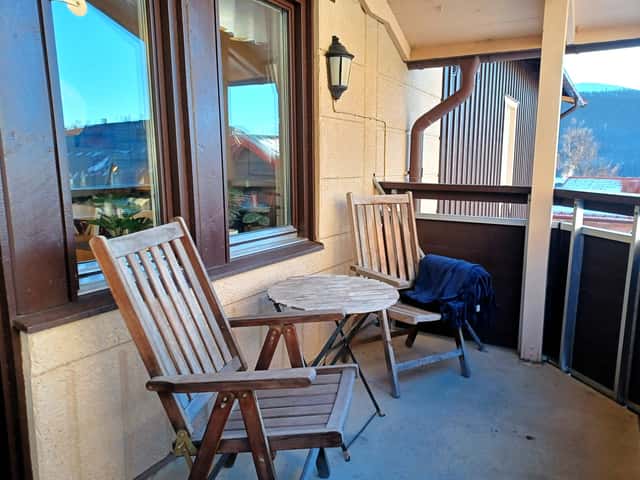 Ski-in apartment in central Åre near the slopes, ski lifts and the town square, with private sauna