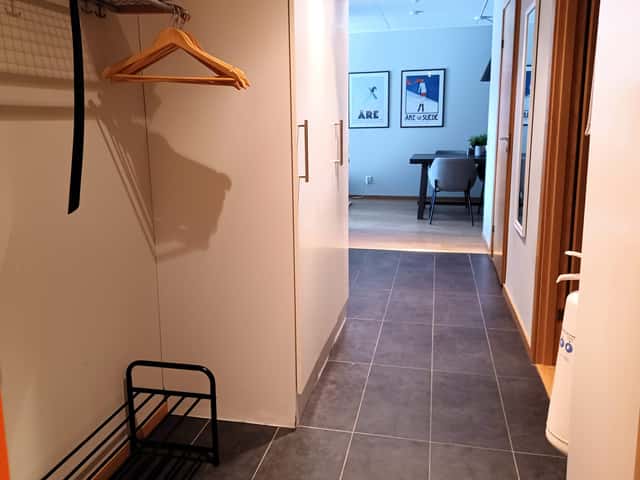 Apartment in central Åre near ski lifts and village centre with private sauna, ski storage and parking