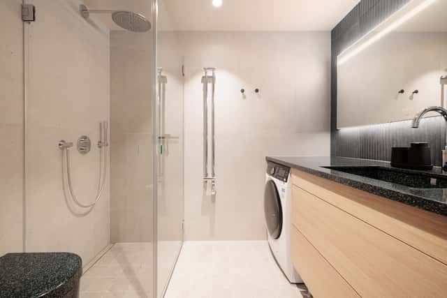 Modern Scandinavian studio apartment with balcony on Kungsholmen, Stockholm