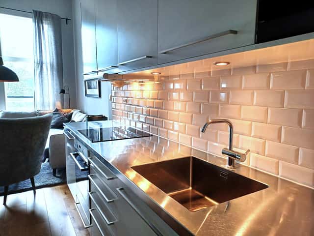 Ski-in/ski-out semi-detached home in Björnen Sadeln with fireplace and private sauna