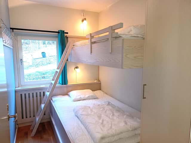 Tvårumslägenhet i Hummeln, Åre nära skidlift och Åre torg, med våningssängar för sex