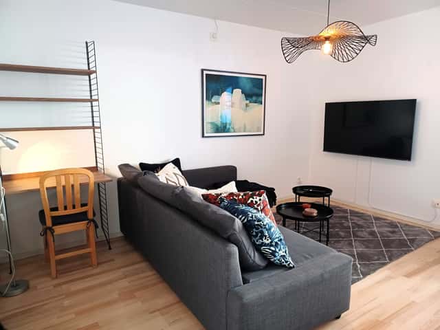 Ski-in apartment in central Åre near the slopes, ski lifts and the town square, with private sauna