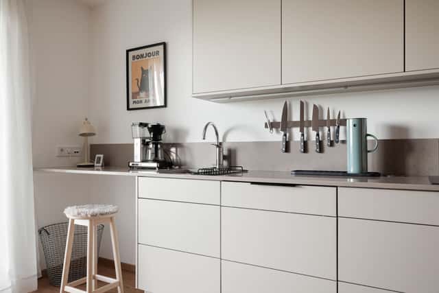 Modern Scandinavian studio apartment with balcony on Kungsholmen, Stockholm