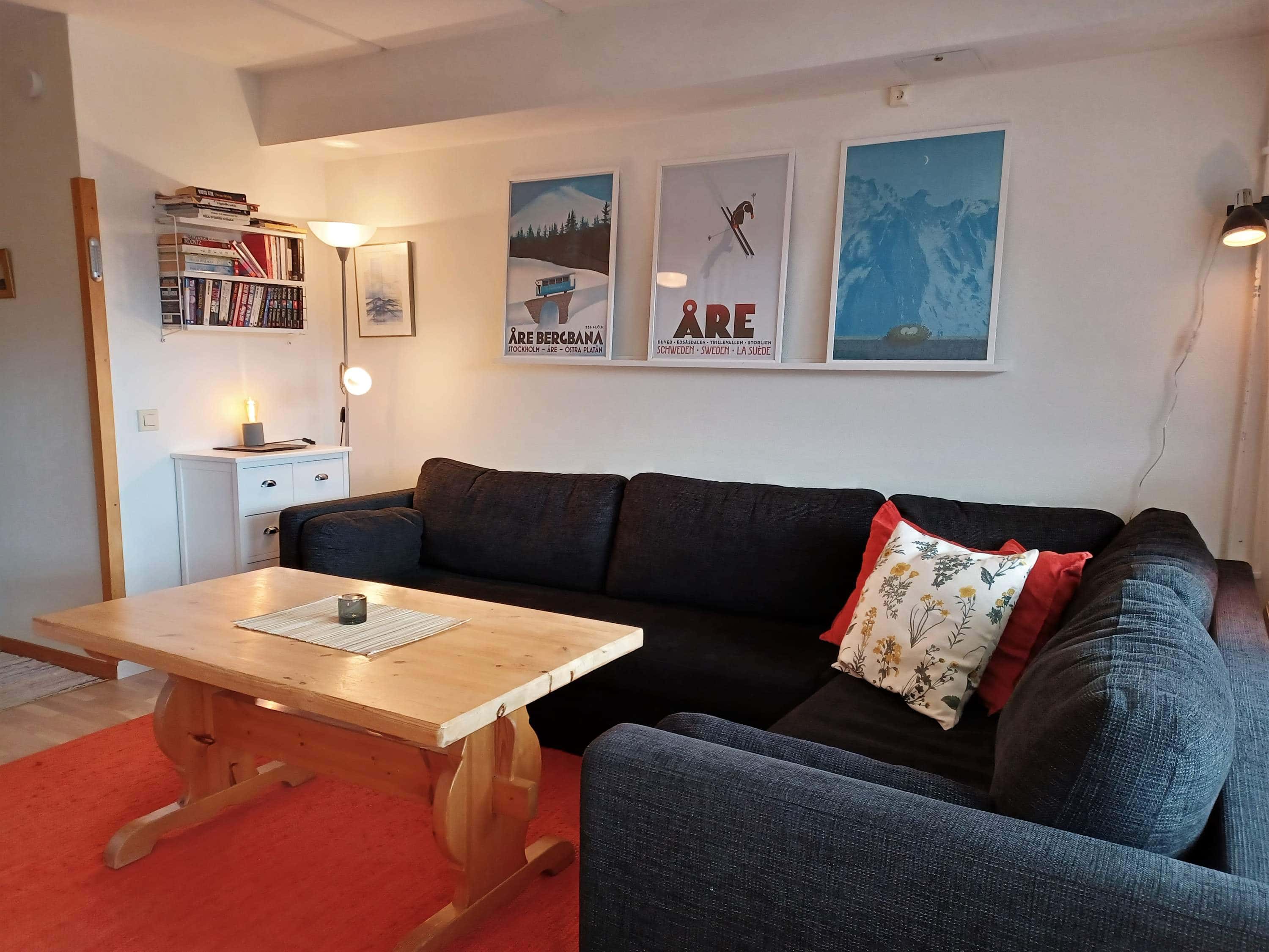Apartment in central Åre close to ski slopes and village, with ski storage and drying cabinet