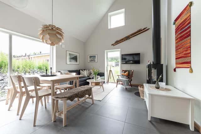 Detached mountain house in Årekläppen, Åre with Scandinavian interior, fireplace and private sauna