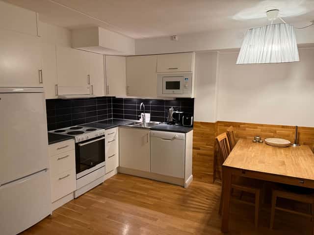 Mountain apartment near VM8 ski lift in Åre, Sweden, with private sauna close to slopes and town centre