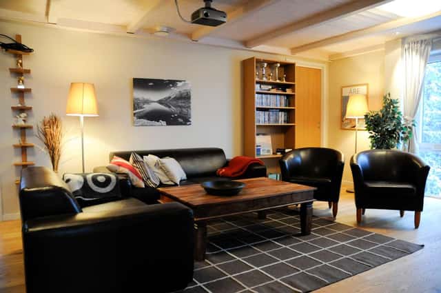 Takvåning 220 kvm i Åre Tott med takterrass och lounge med eldstad, nära Åre torg