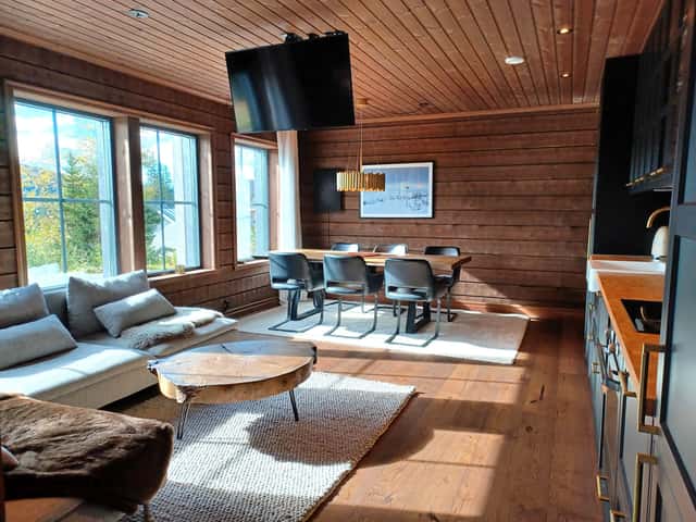 Modern ski apartment in Sadeln with private sauna, patio, ski storage and two parking spots