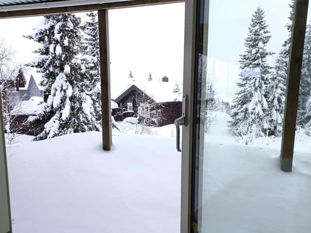 Spacious apartment in Björnen Örnen with private sauna, ski storage and parking with engine heaters