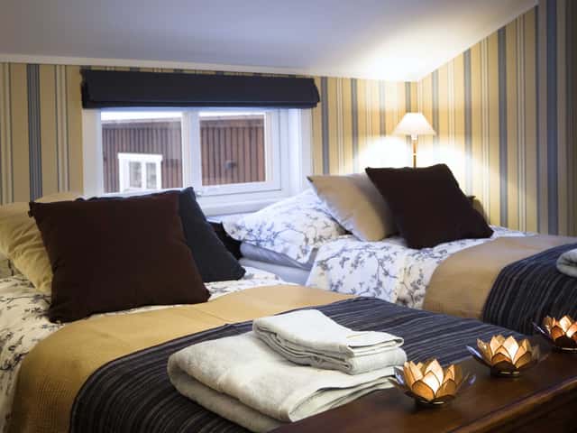 Living room in a large chalet in Åre, Sweden, near ski lifts and the village
