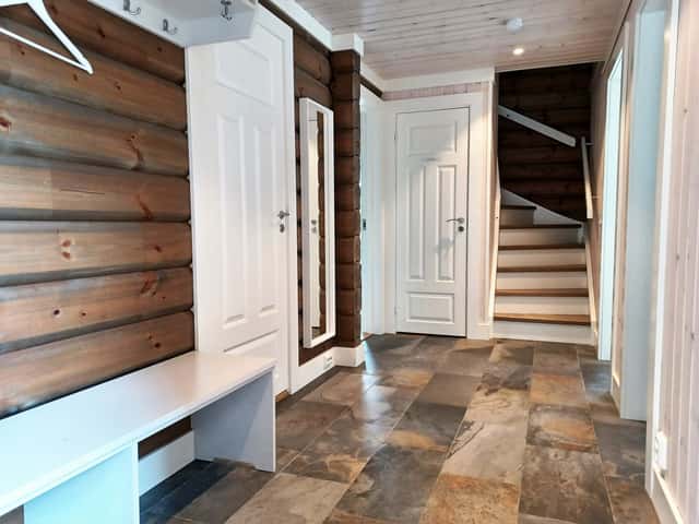 Ski-in/ski-out semi-detached home in Björnen Sadeln with fireplace and private sauna