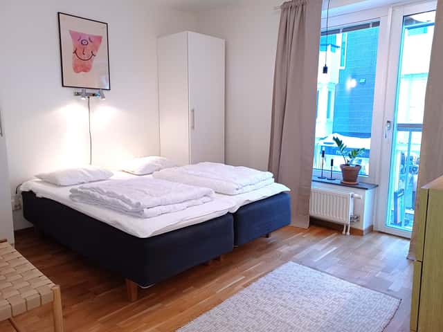 Two-bedroom apartment near Åre lifts with ski storage, drying cabinet, washer and garage parking