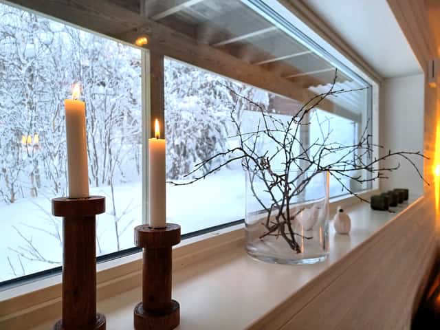 Spacious apartment in Björnen Örnen with private sauna, ski storage and parking with engine heaters