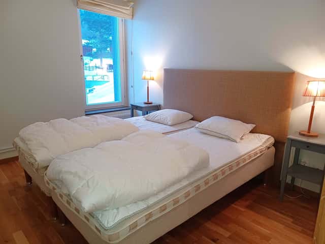 Ski apartment near Åre Square with private sauna, three bedrooms, ski storage and garage parking