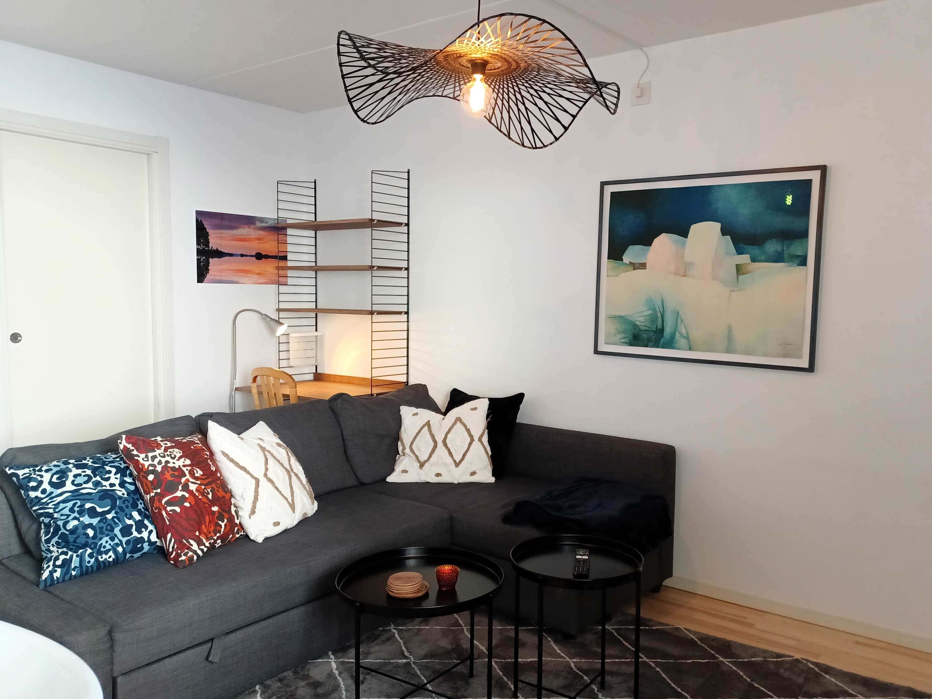 Ski-in apartment in central Åre near the slopes, ski lifts and the town square, with private sauna