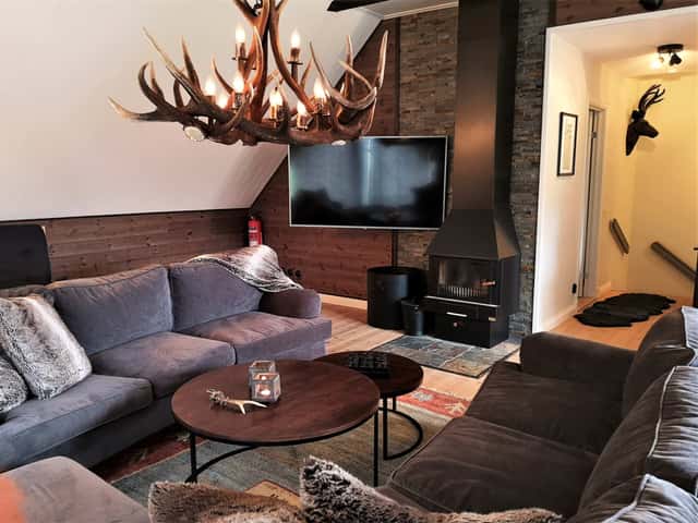 Two-level apartment near VM8 ski lift in Åre, Sweden with sauna and fireplace