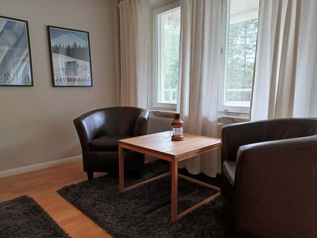 Apartment in central Åre with sauna, three bedrooms, ski storage and drying cabinet, near lifts and restaurants.