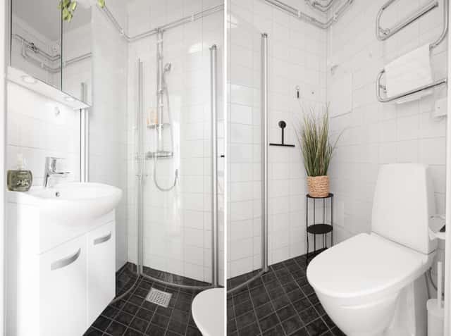 Two-bedroom apartment with double balconies in Stockholm near parks and city centre