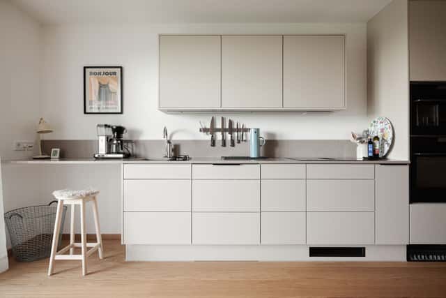 Modern Scandinavian studio apartment with balcony on Kungsholmen, Stockholm