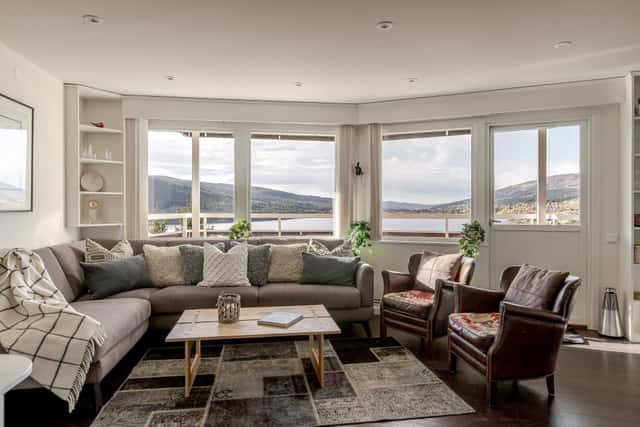 3-bedroom apartment in Åre with private lake-view balcony, sauna, washer and dryer