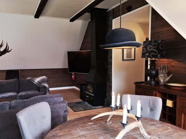 Two-level apartment near VM8 ski lift in Åre, Sweden with sauna and fireplace