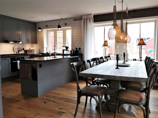 Two-level apartment near VM8 ski lift in Åre, Sweden with sauna and fireplace
