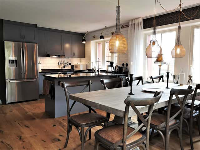 Two-level apartment near VM8 ski lift in Åre, Sweden with sauna and fireplace