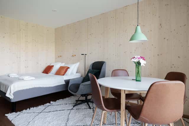 Scandinavian studio apartment with private balcony on Kungsholmen, Stockholm