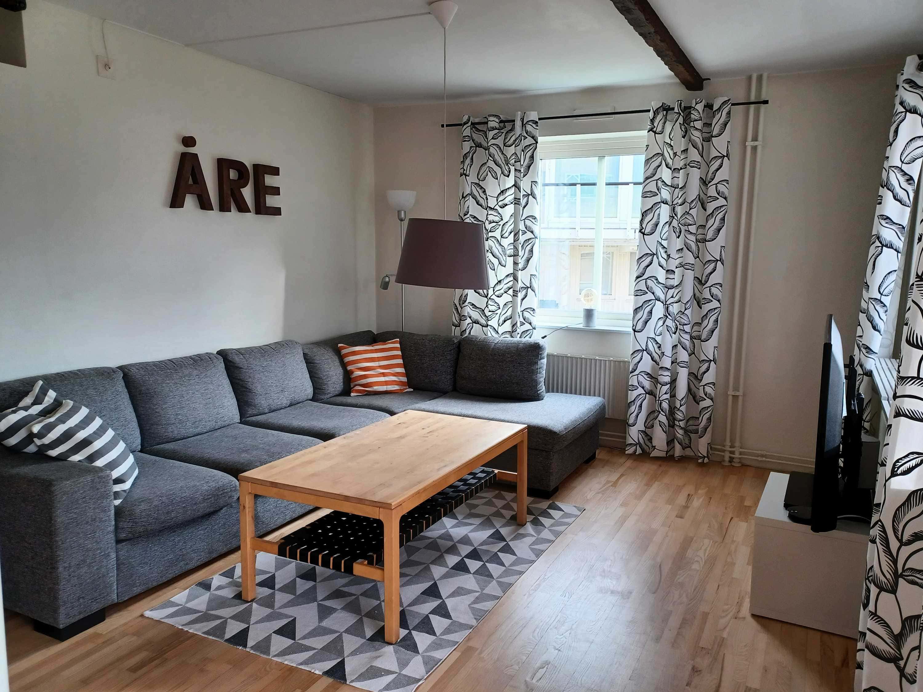 Apartment in Åre near ski lifts and town square with private sauna