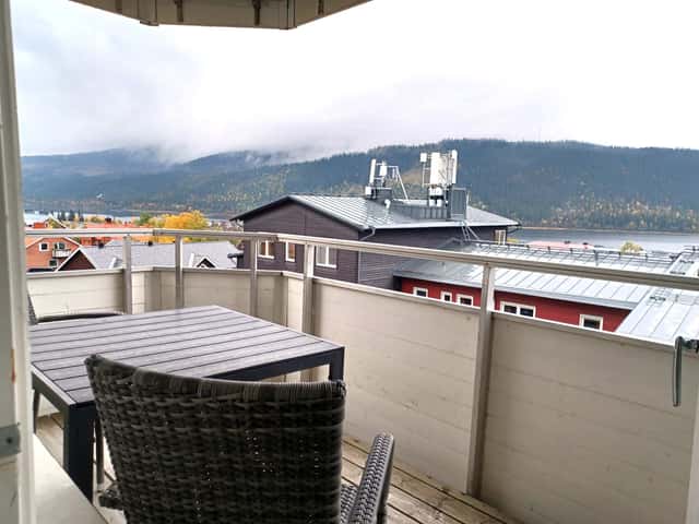 Ski apartment in central Åre near slopes, lifts and village square, with private sauna and ski storage