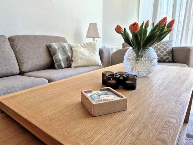 Central apartment in Åre near ski lifts with private sauna, garage parking and ski storage