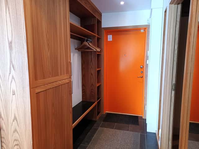 Central Åre apartment close to ski lifts and village restaurants, with ski storage and free garage parking