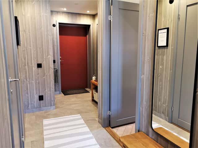 Ski apartment in VM8, Åre near lifts and slopes, with private sauna and south-facing corner balcony