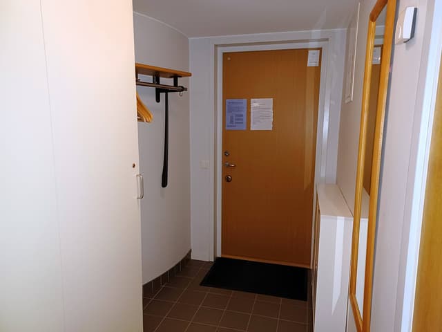 Studiointeriör i Tott-området, 100 m från skidliften