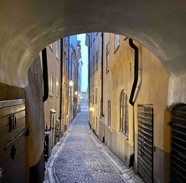 Townhouse near Skeppsbron in Stockholm's Old Town