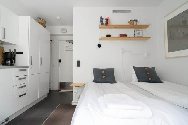 Mysigt vardagsrum i Åre skidstuga, Modernt kök i Åre semesterhem, Spa-liknande badrum i Åre
