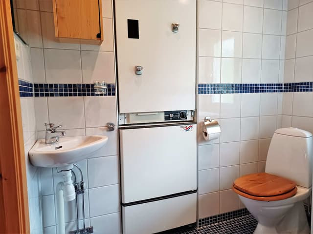 Semi-detached apartment in Björnen near ski lift and slopes, with south-facing patio and open living space