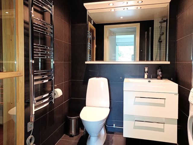 Apartment in central Åre with private sauna, fireplace and patio near ski system, restaurants and shopping