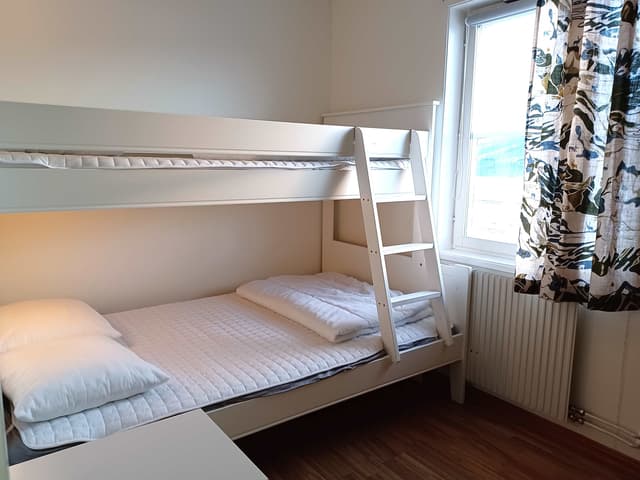 Duplex skidlägenhet i VM8, 200 m från liftar, med privat bastu och sydvänd balkong