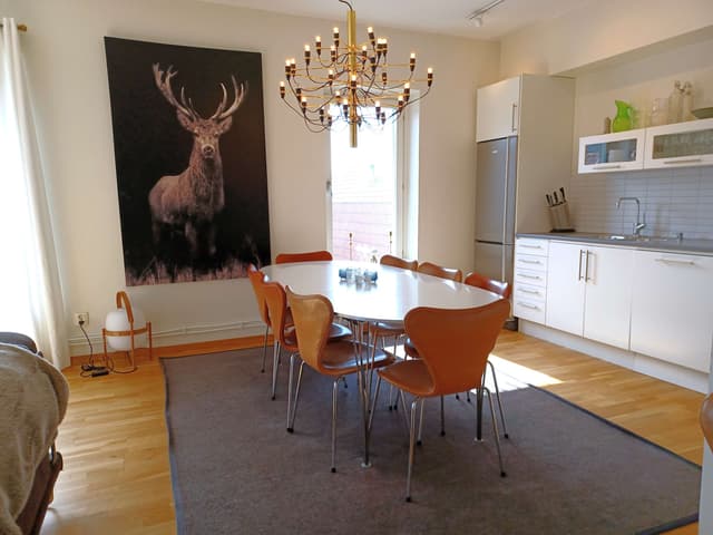 Apartment near Åre Square with private sauna, balcony and garage parking
