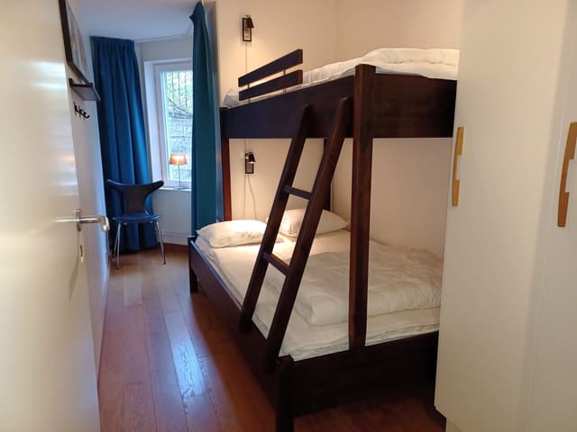 Ski-in/ski-out duplex apartment in Åre with private sauna, balcony and shared ski storage